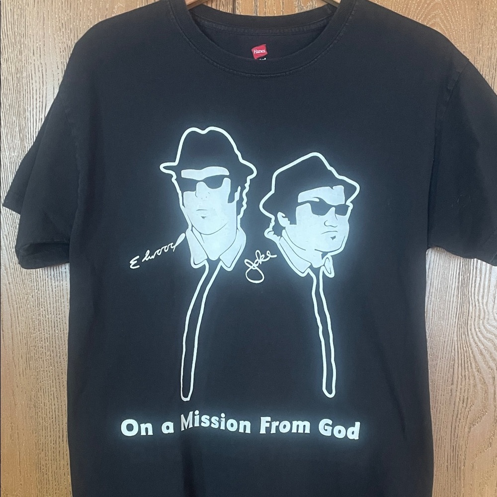 Blues Brothers - Black Graphic T-Shirt